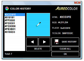 AureoColor - Histórico de Captura de Cores