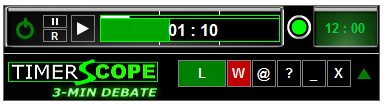 TimerScope - Modelo para controle de tempo em debates e treinamento do controle de tempo para debates